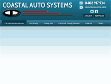 Tablet Screenshot of coastalautosystems.com.au